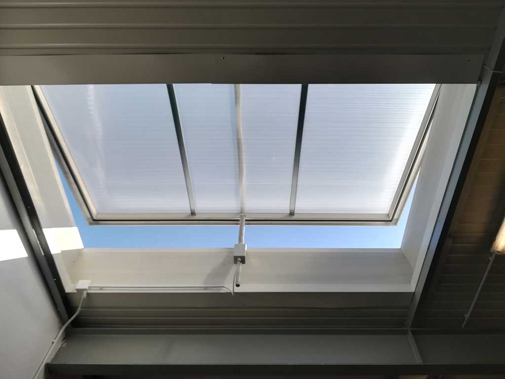 Trapă ventilație zilnică hală