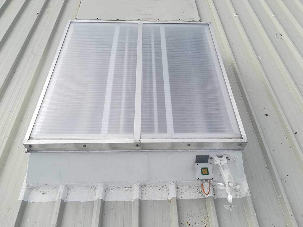 Trapa evacuare fum și gaze fierbinți